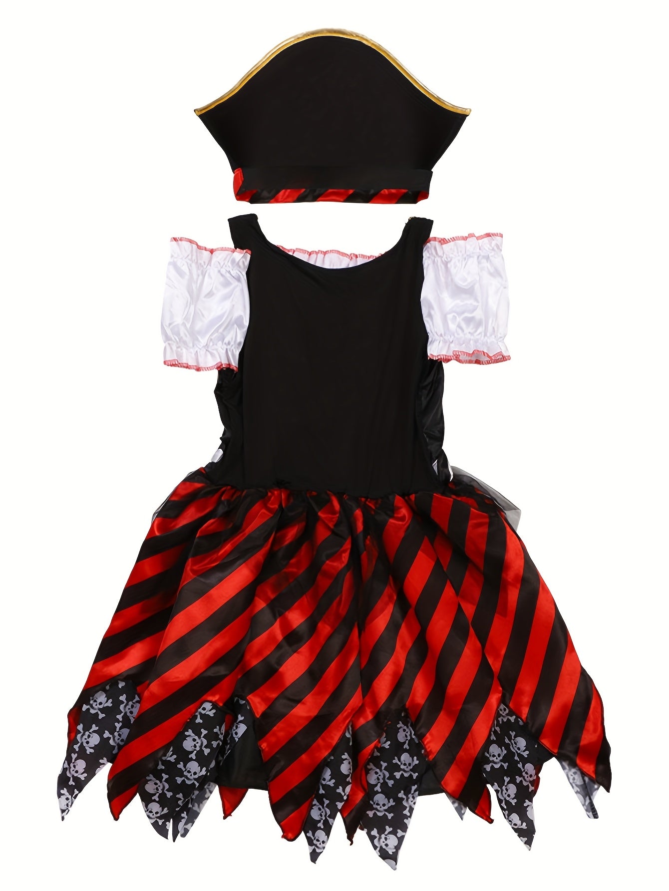 Disfraz Pirata con Falda Esponjosa