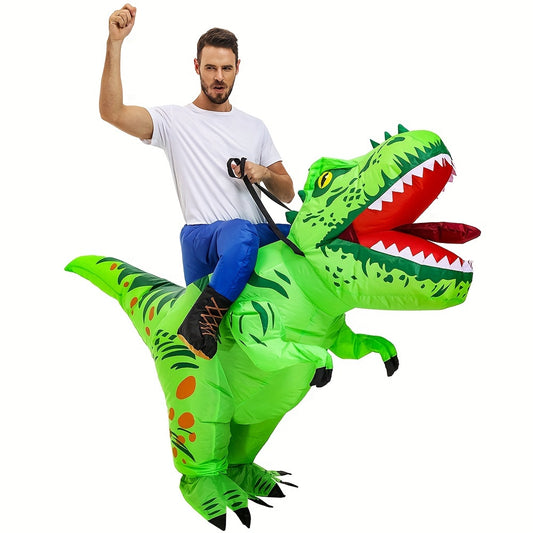 Traje Inflable Dinosaurio Cómico Adulto
