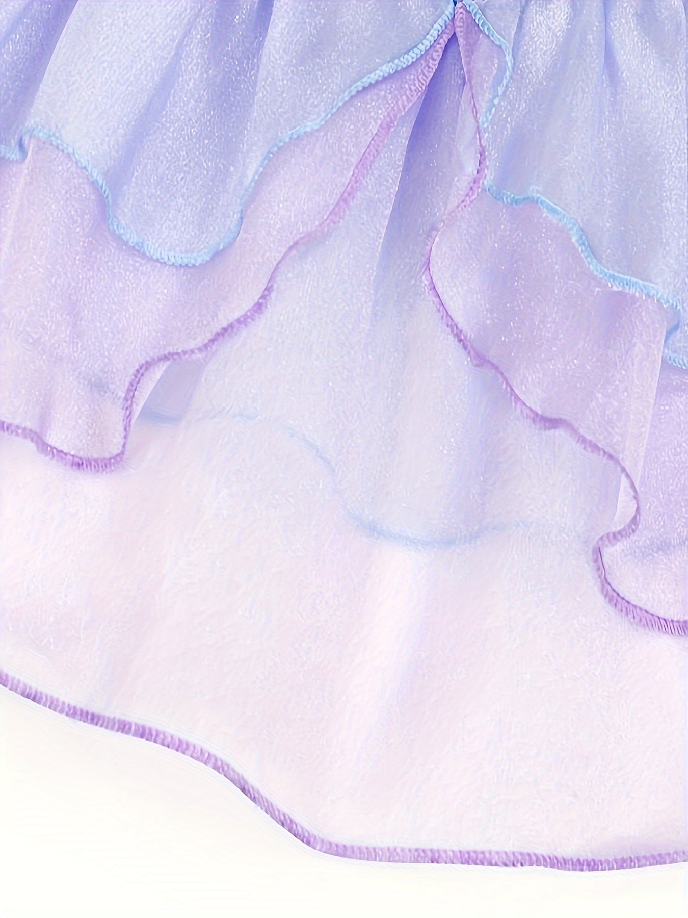 Vestido de princesa con diseño de cola de pez para niña