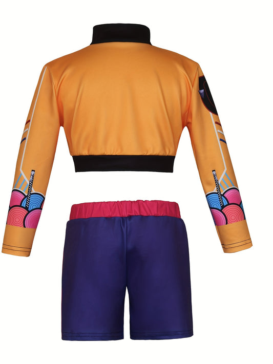 Disfraz Rumi para Niña Set de Chaqueta + Playera + Shorts