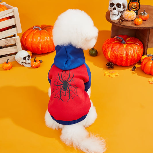 Sudadera Halloween Araña Mascotas