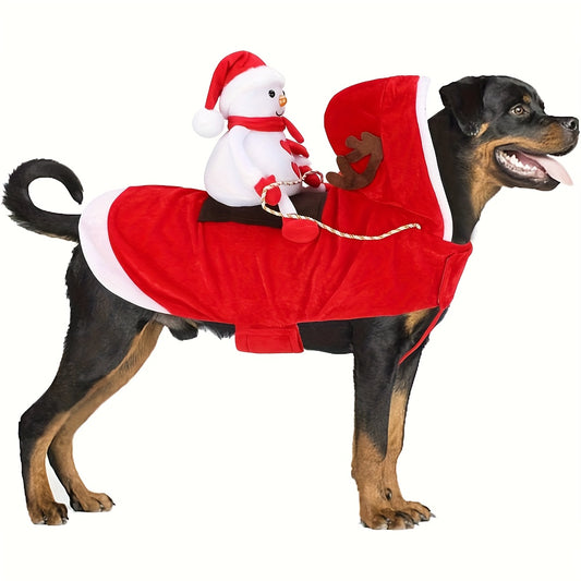 Disfraz Navideño Santa para Perros XL