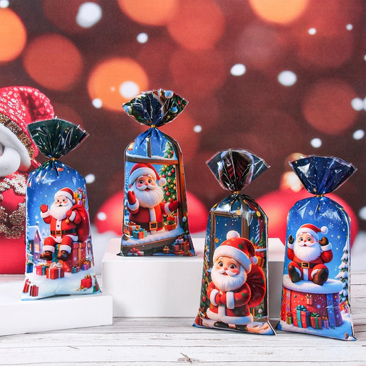 Bolsas Navideñas para Dulces 25/50 Pzs