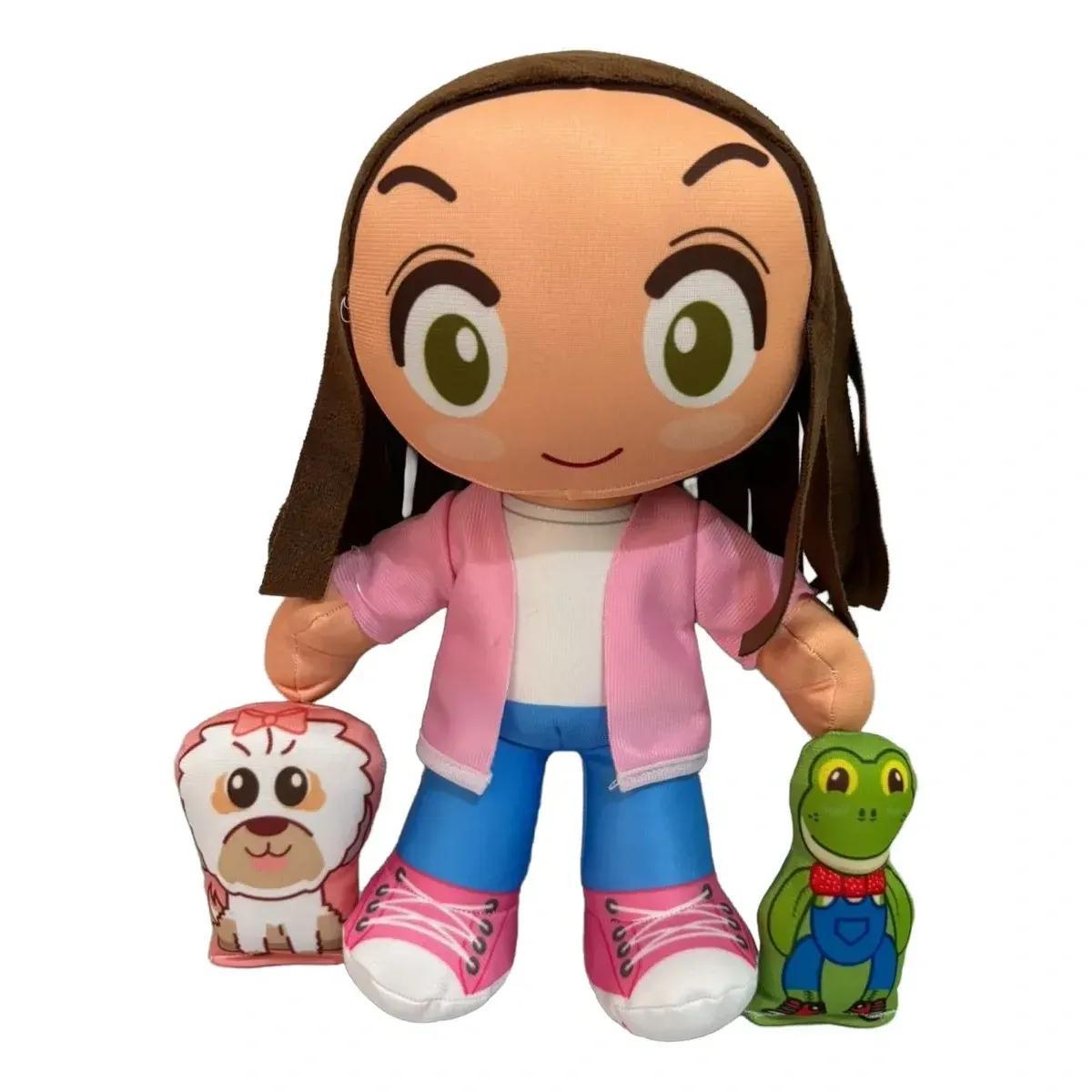 Muñeca Lara Campos con Rana Rhenné y Perro Cookie