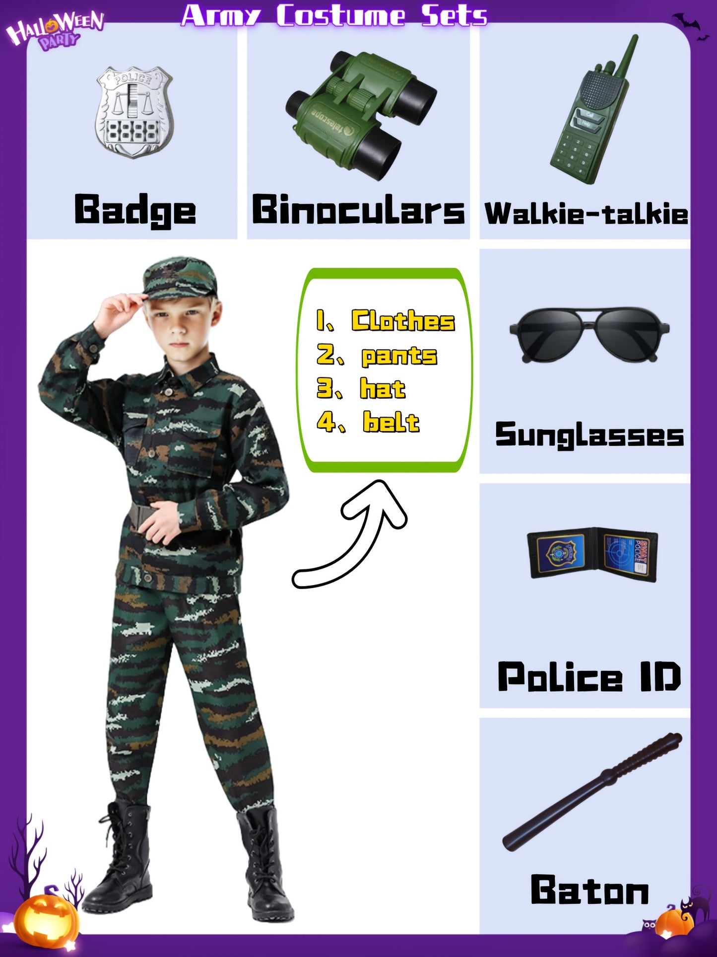 Disfraz Soldado Niño Completo