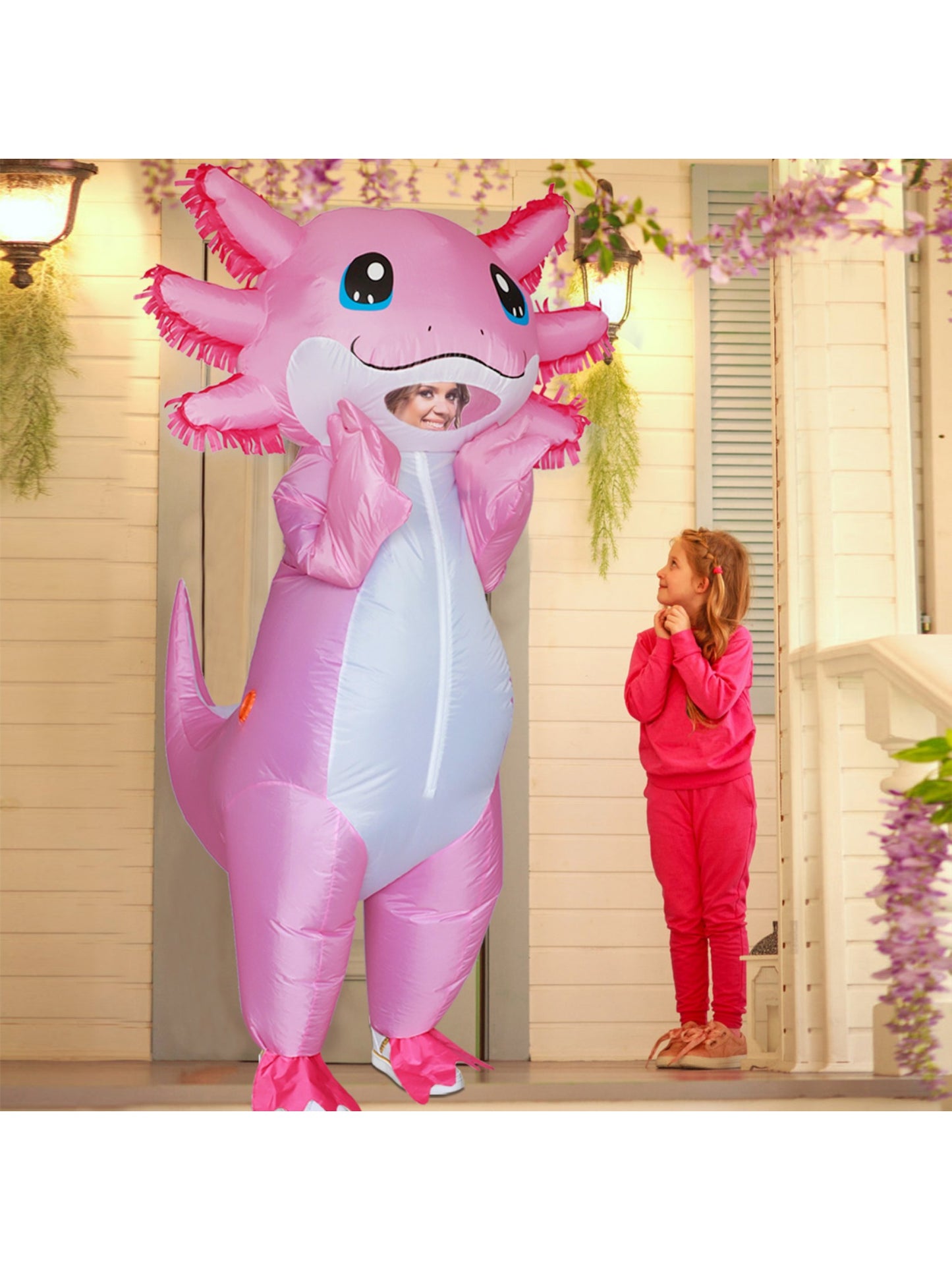 Disfraces inflables de ajolote