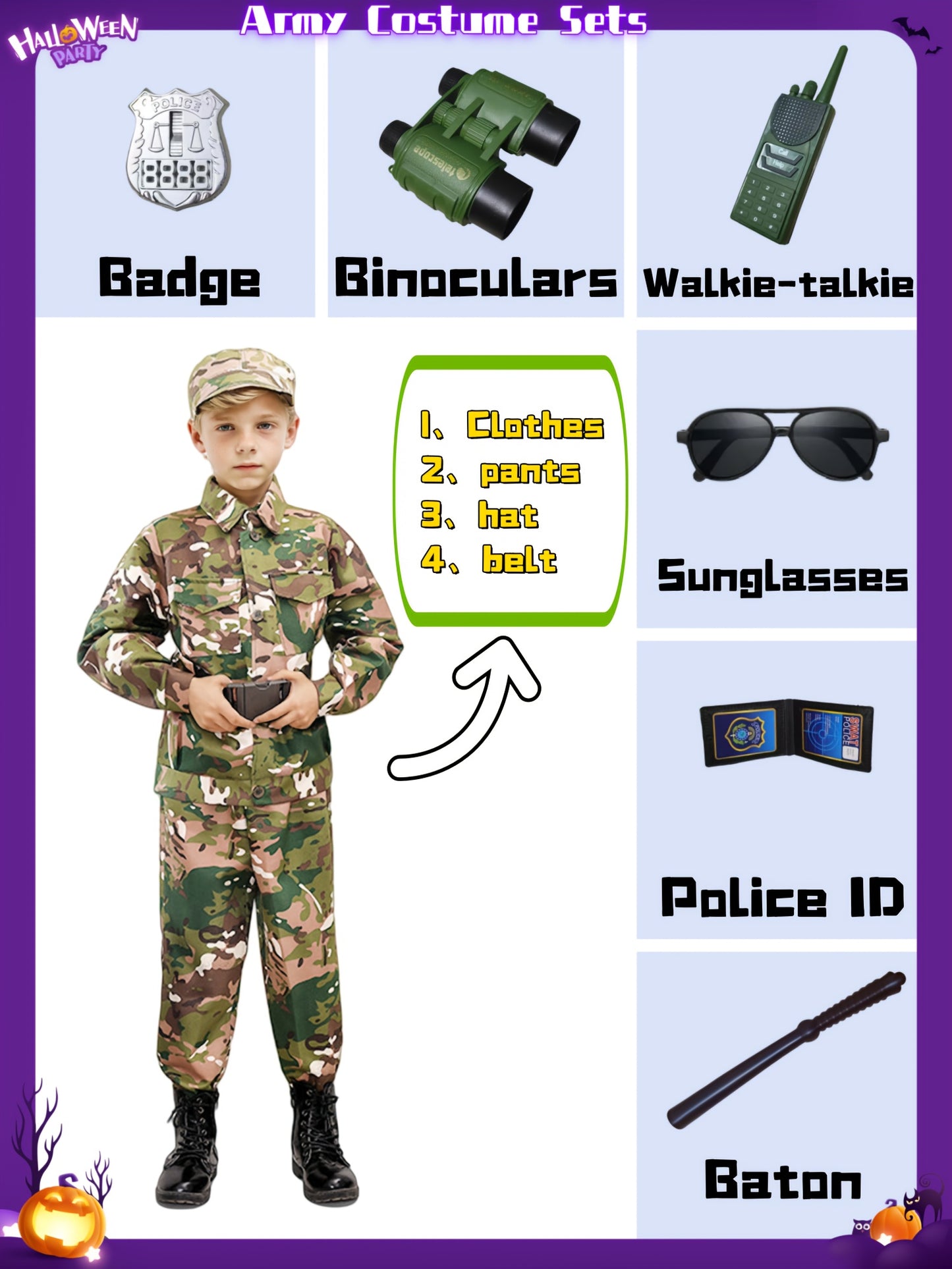 Disfraz Soldado Niño Completo