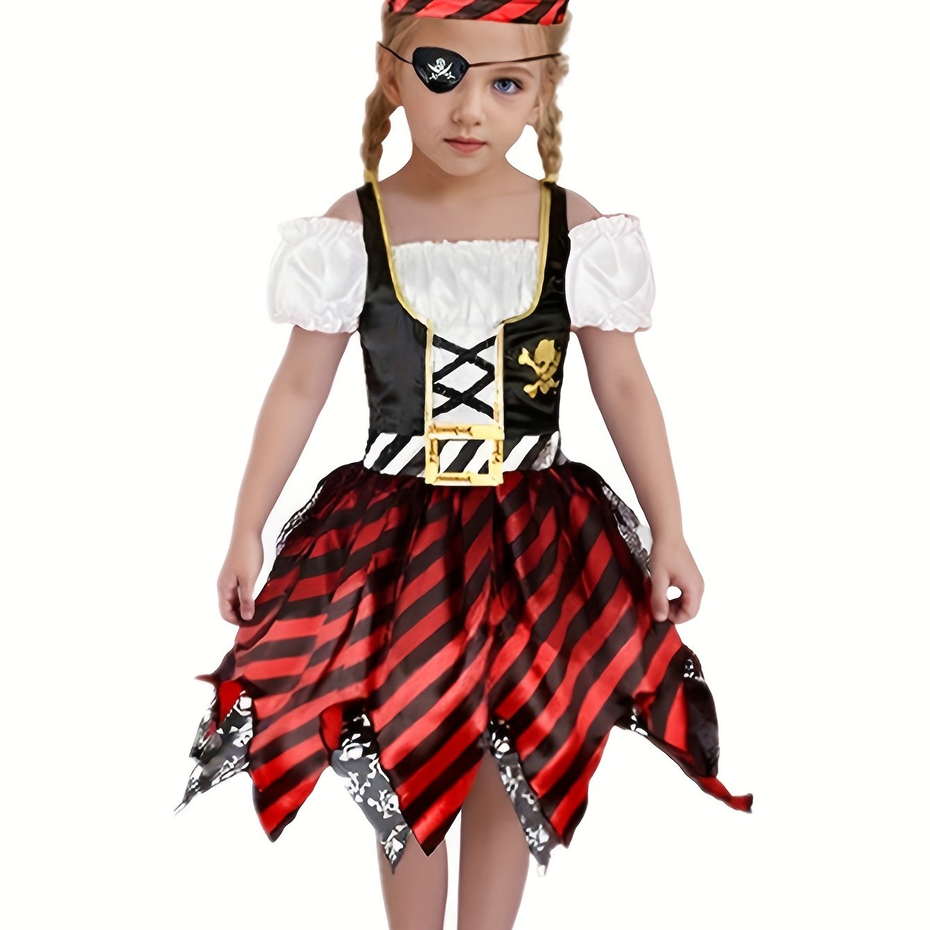 Disfraz Pirata con Falda Esponjosa