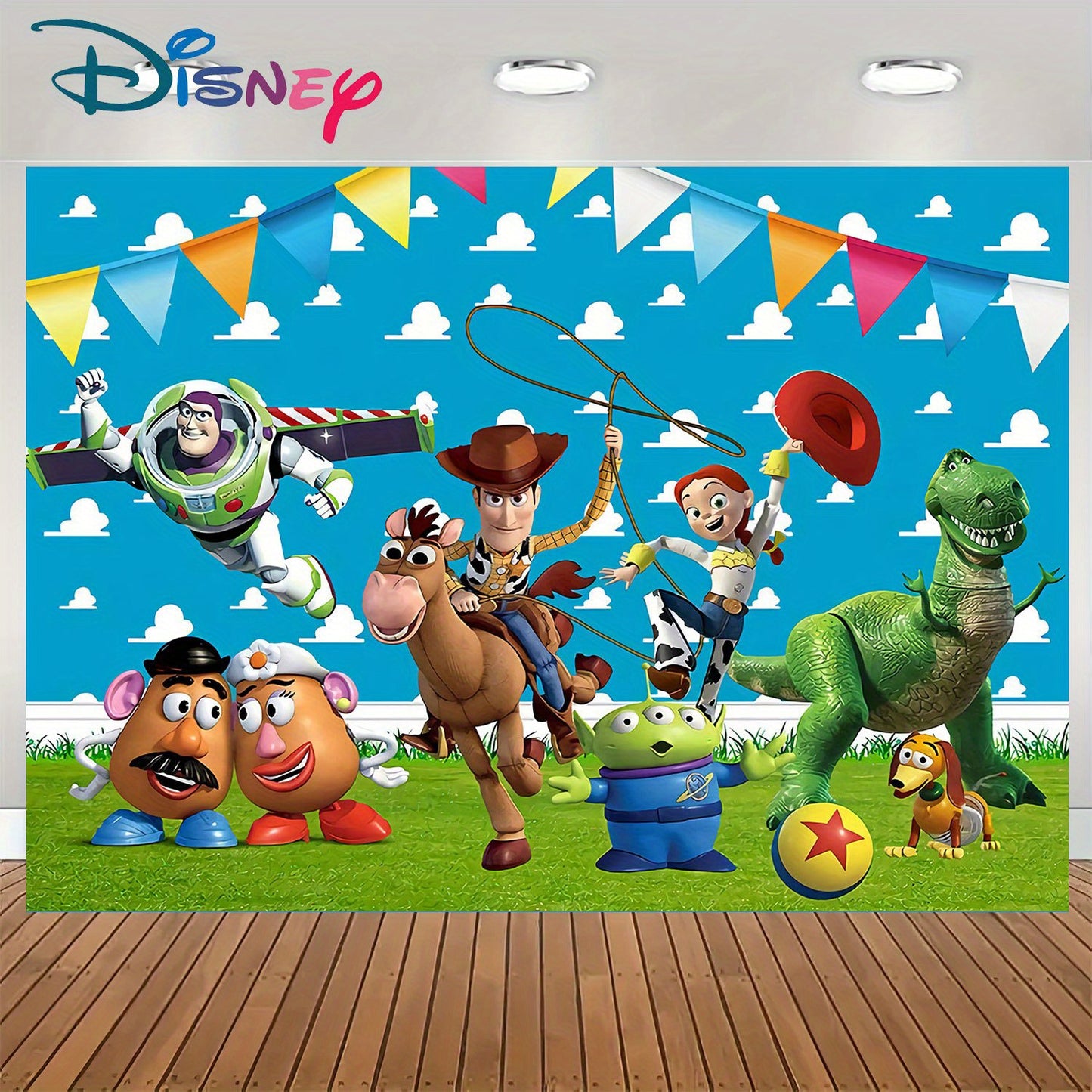 Fondo de Fiesta Toy Story  1 Pieza – Decoración para Cumpleaños y Eventos Especiales Disney