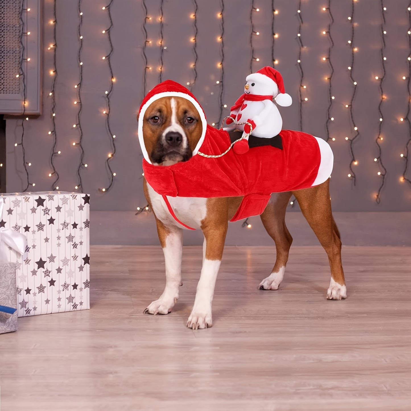 Disfraz Navideño Santa para Perros XL