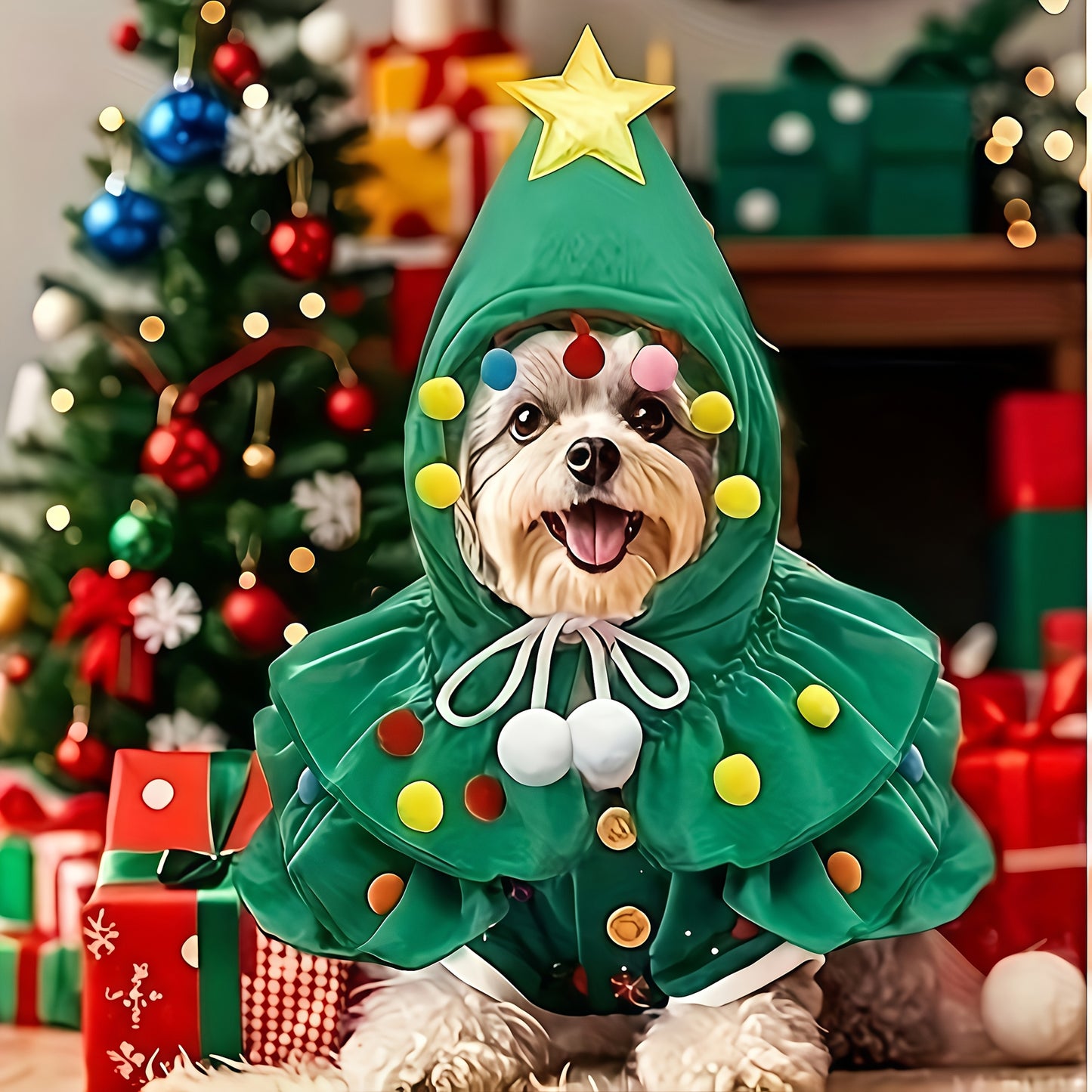 Disfraz Árbol de Navidad Mascota