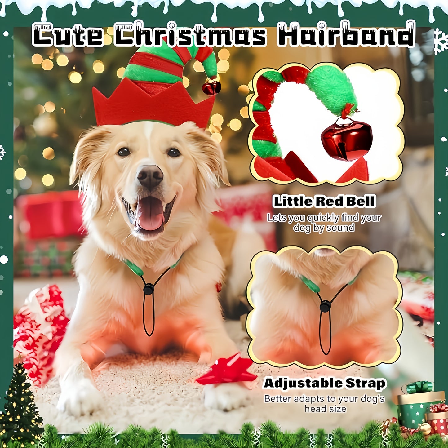 Set navideño para perro (2 piezas)