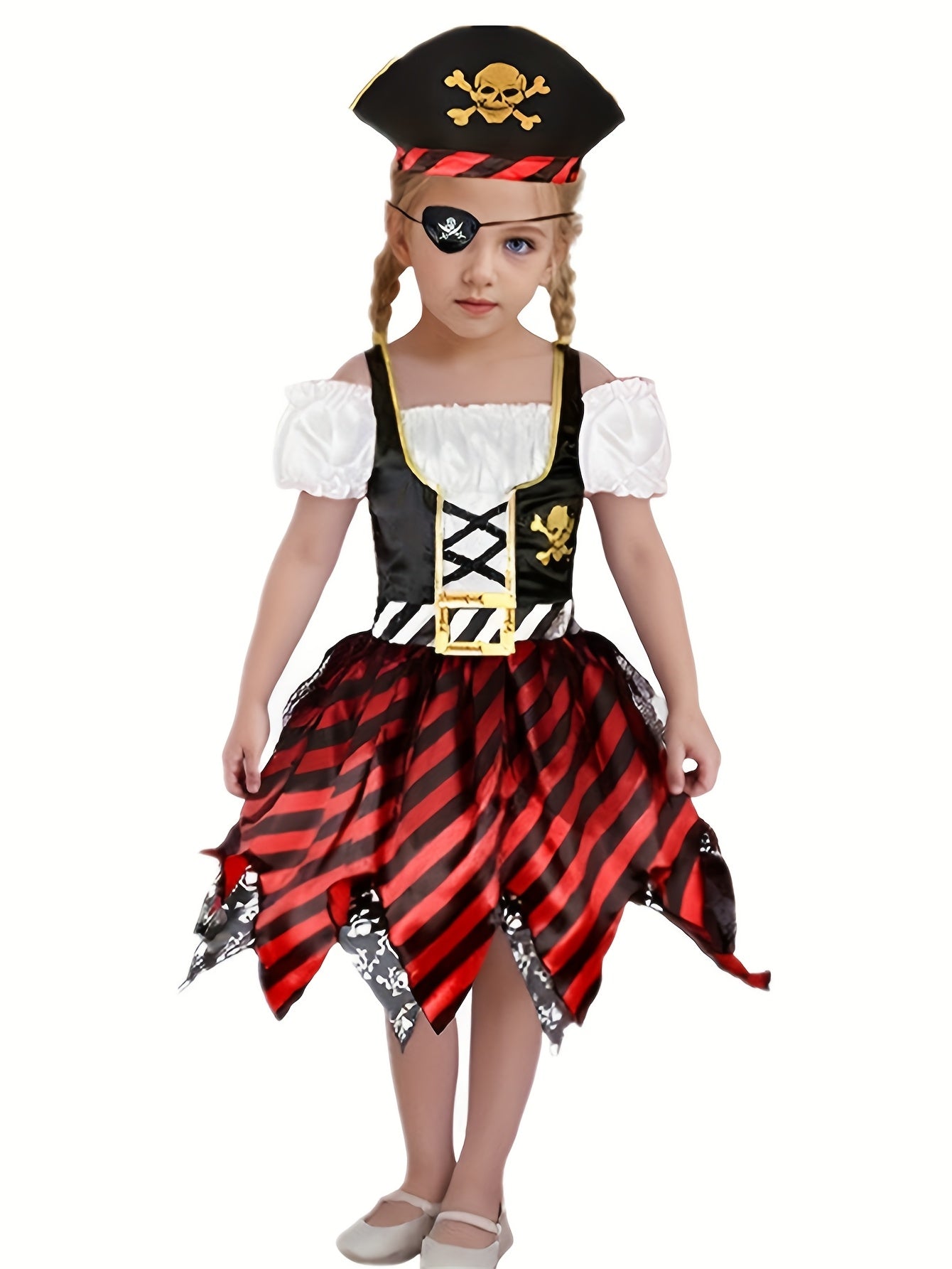 Disfraz Pirata con Falda Esponjosa