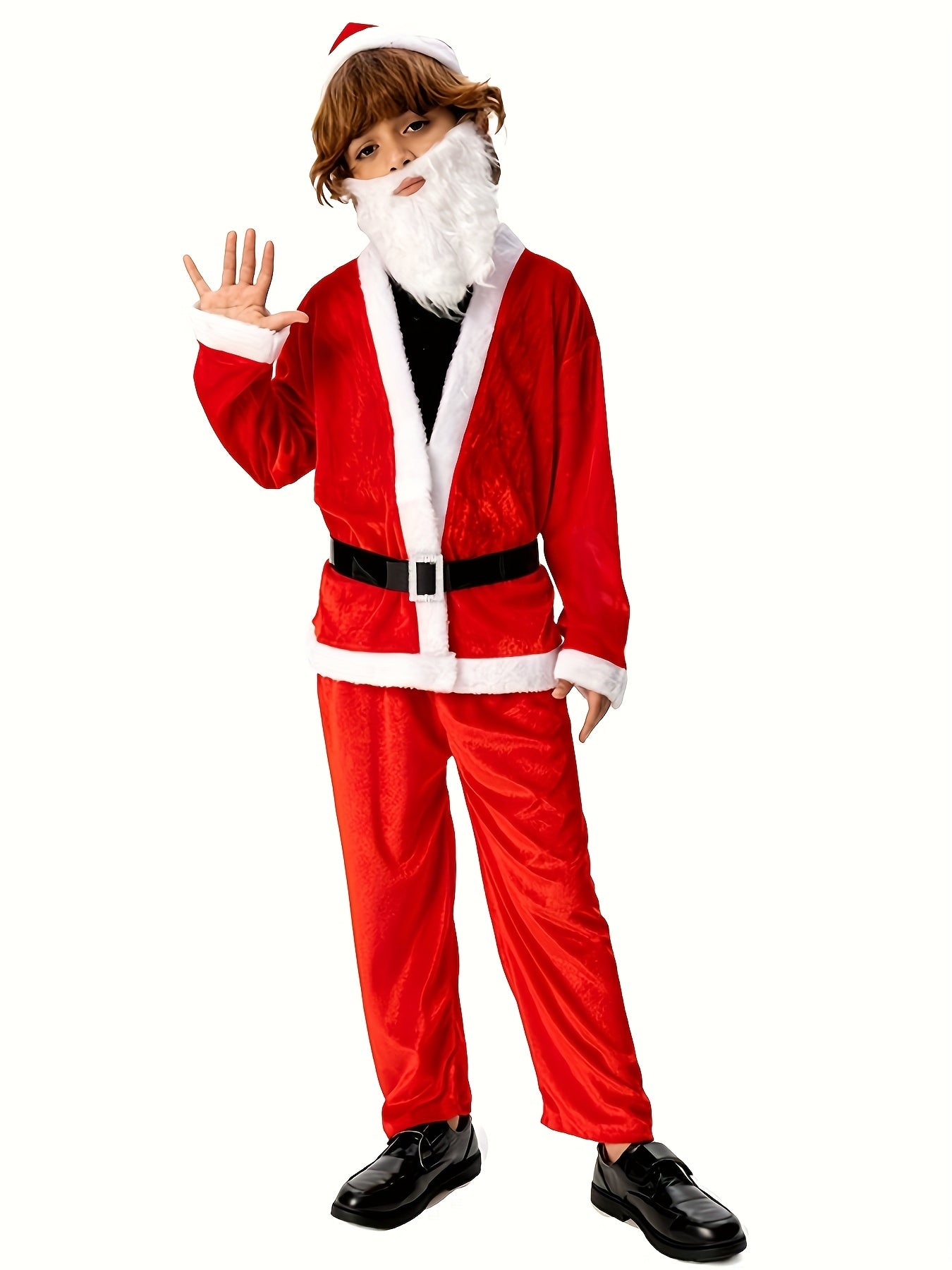 Disfraz completo de Santa Claus para niño