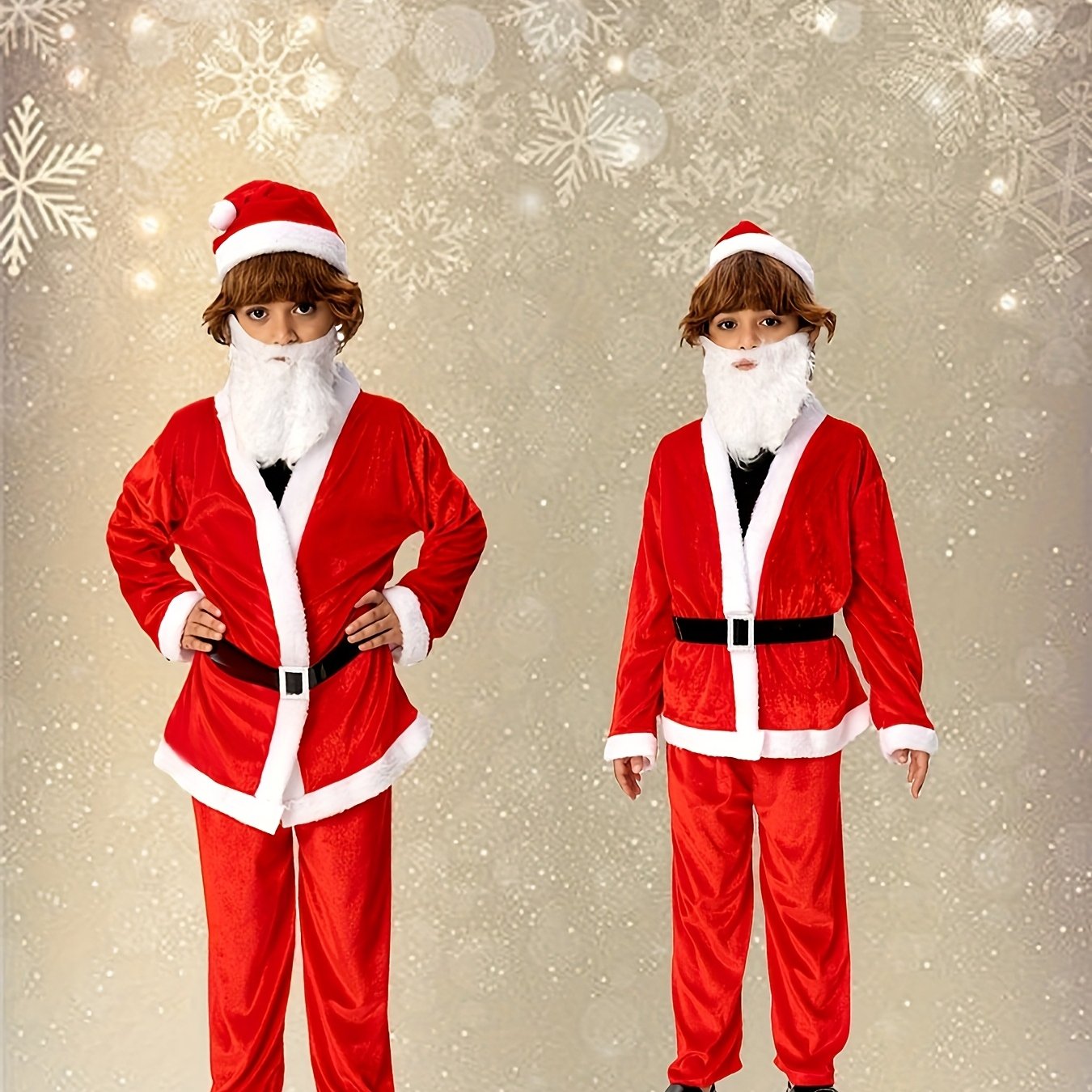 Disfraz completo de Santa Claus para niño