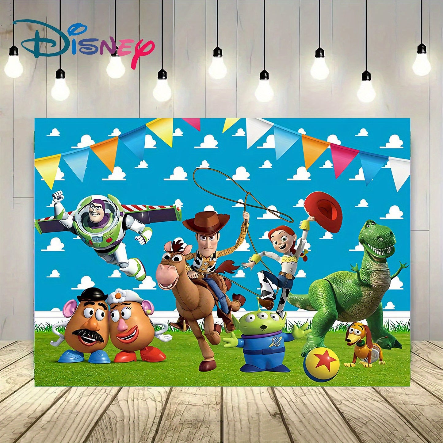 Fondo de Fiesta Toy Story  1 Pieza – Decoración para Cumpleaños y Eventos Especiales Disney