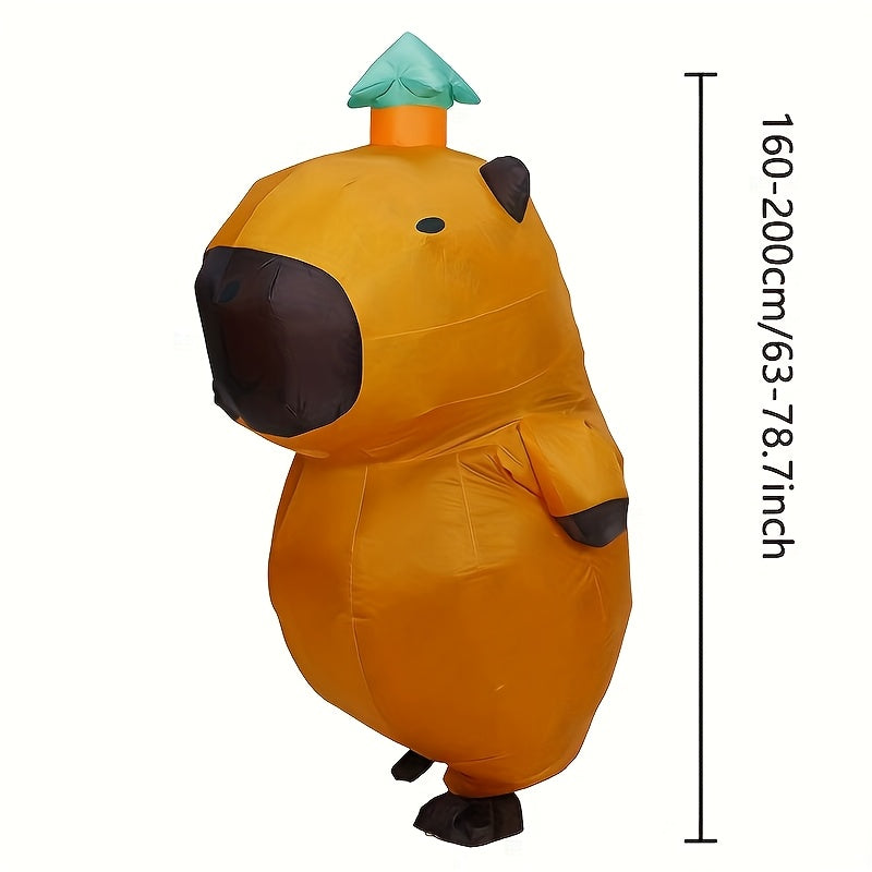 Disfraz inflable de capibara