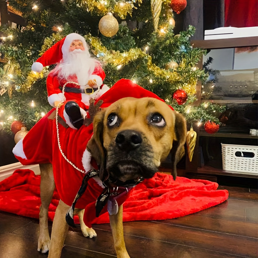 Disfraz Navideño Santa para Perros XL