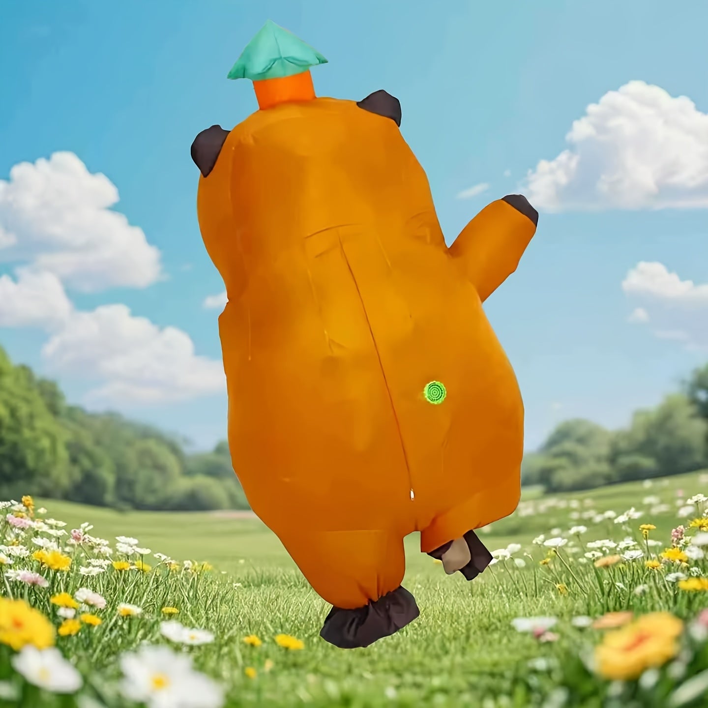 Disfraz inflable de capibara