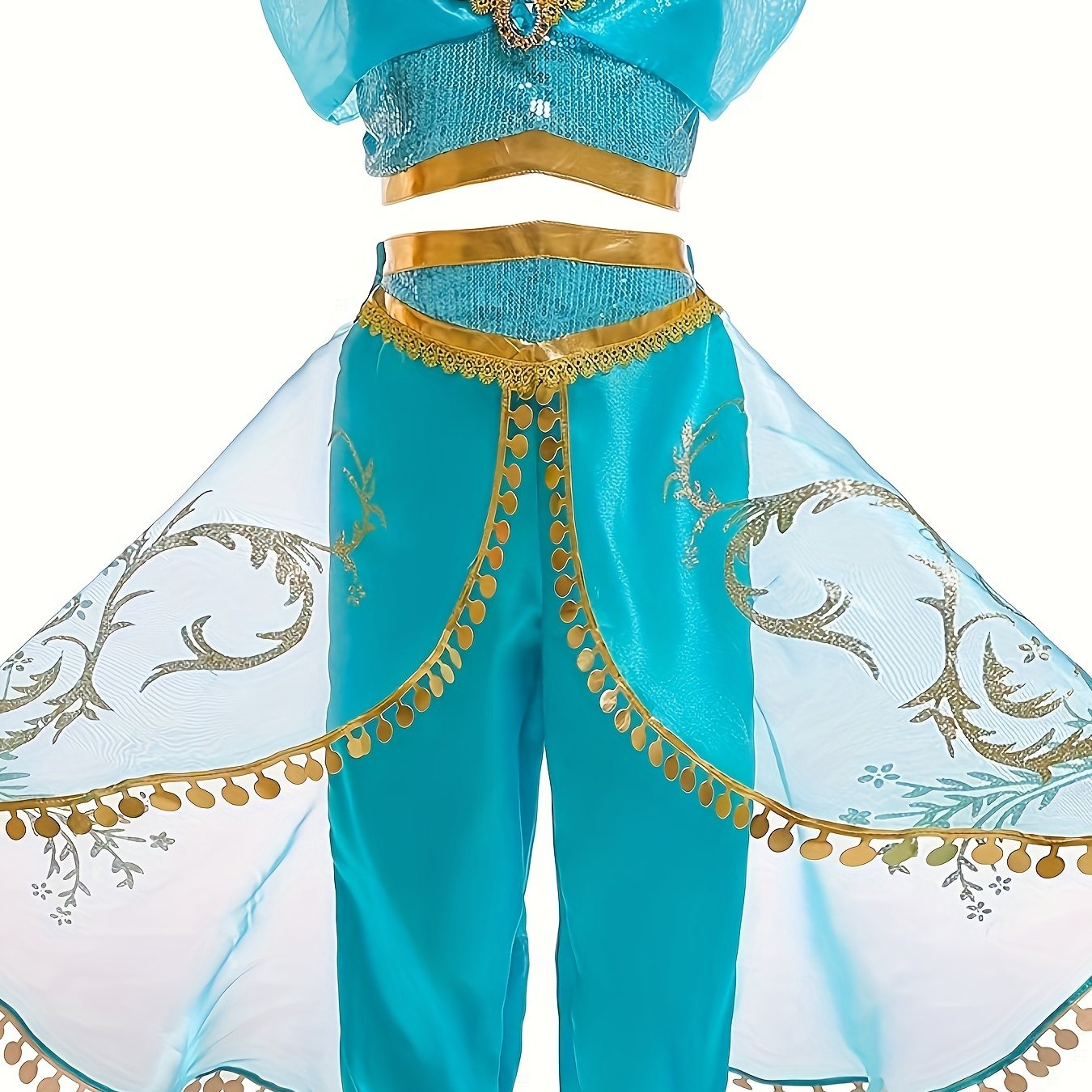 jasmine - Conjunto de dos piezas para niña estilo princesa