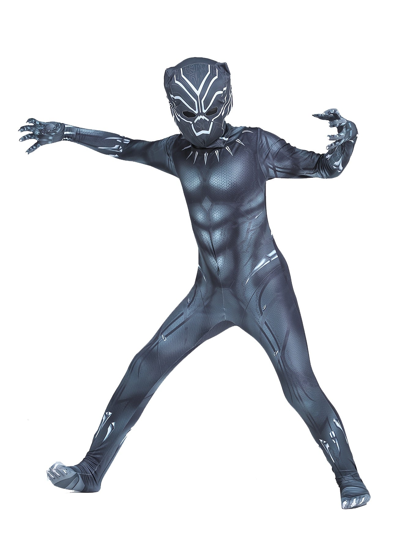 Disfraz de superhéroe Black Panther para niño