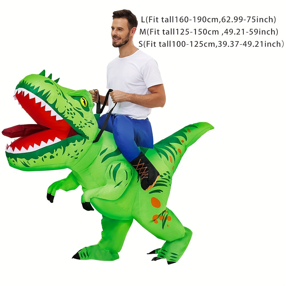 Traje Inflable Dinosaurio Cómico Adulto