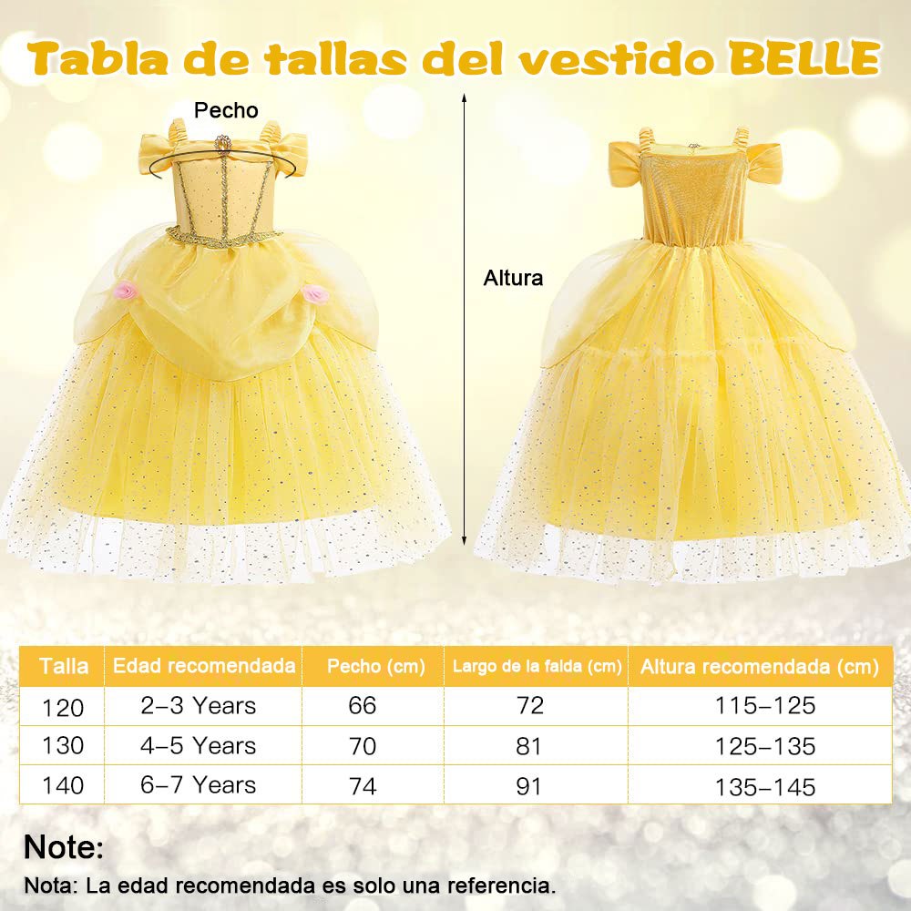 Disfraz Princesa Amarilla Infantil