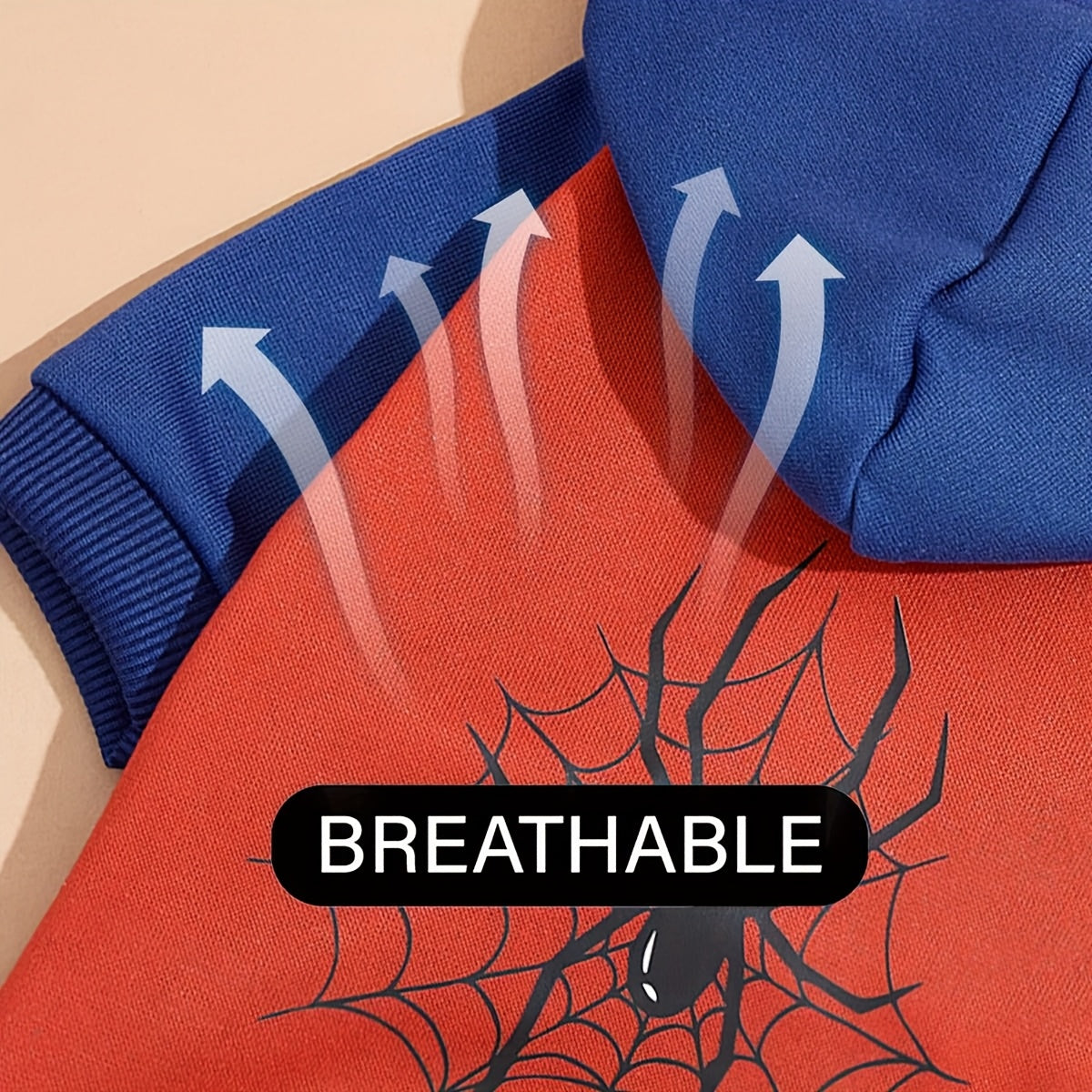 Sudadera Halloween Araña Mascotas