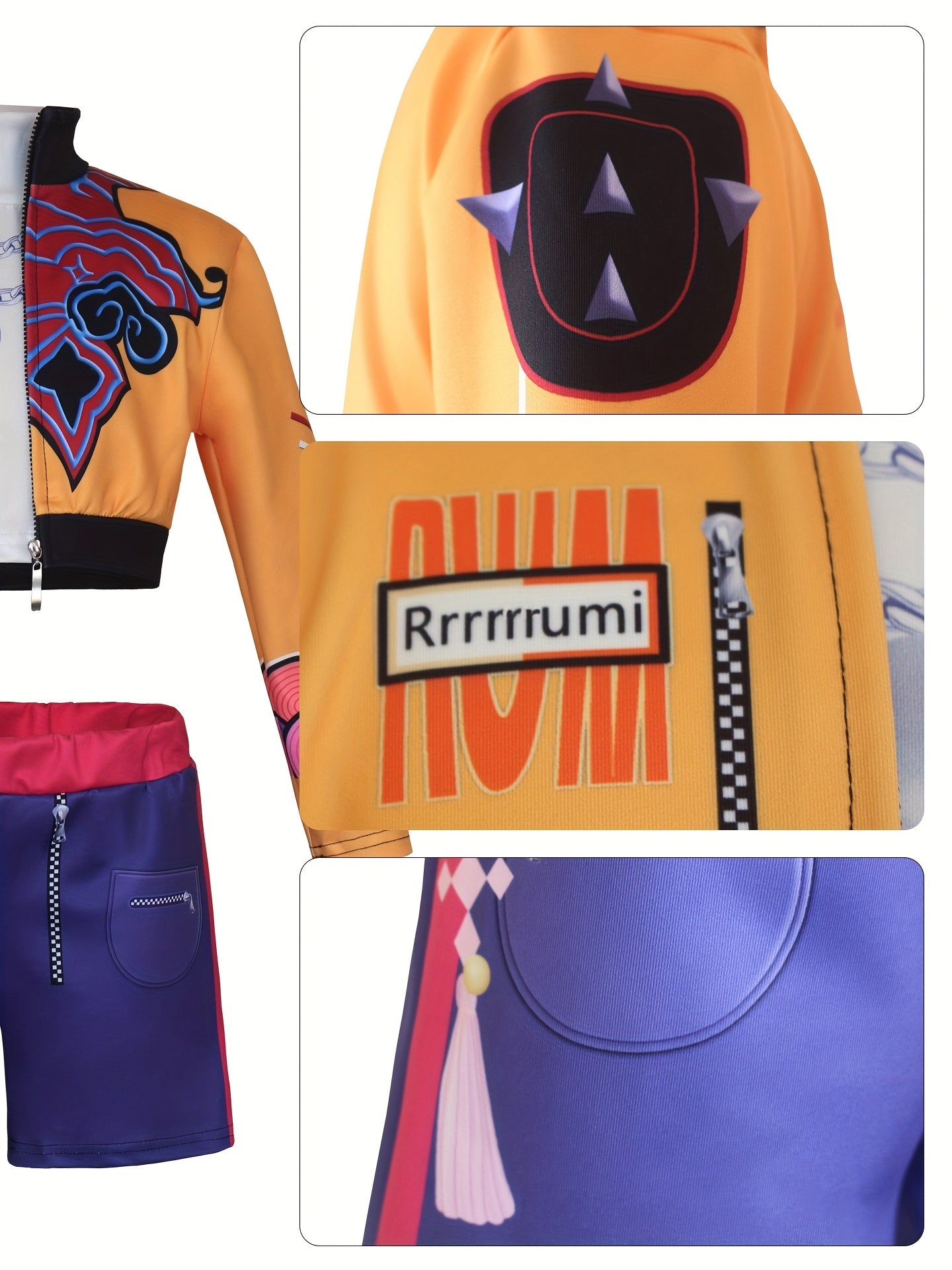 Disfraz Rumi para Niña Set de Chaqueta + Playera + Shorts