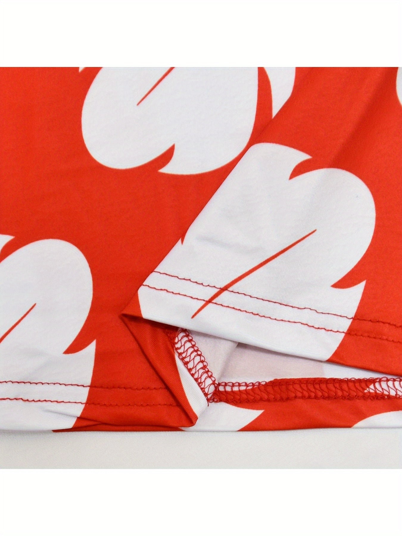 estido Rojo y Blanco Temático Infantil