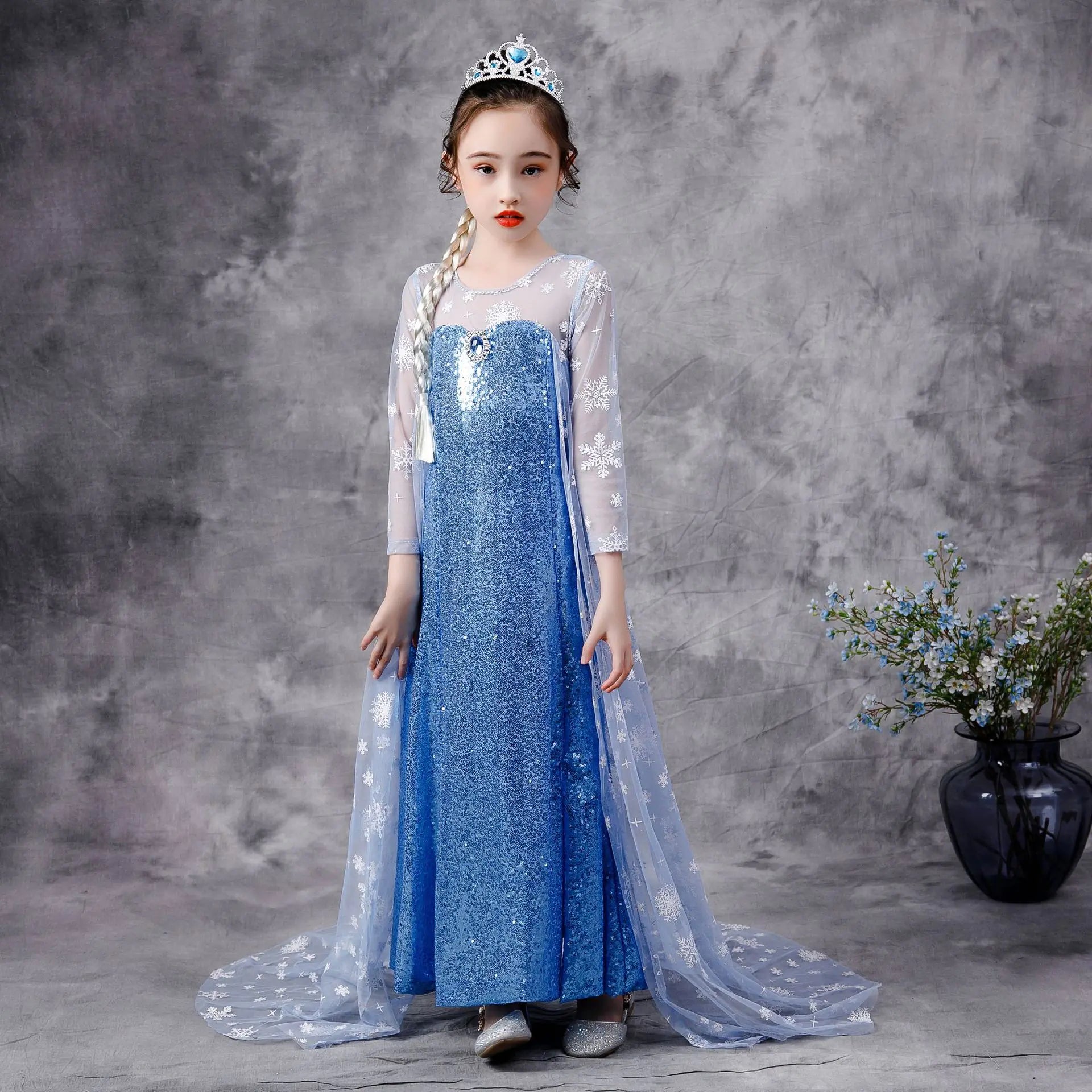 2020 Frozen Elsa Princess Dress for Girls