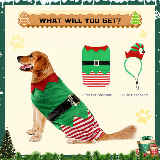 Set navideño para perro (2 piezas)