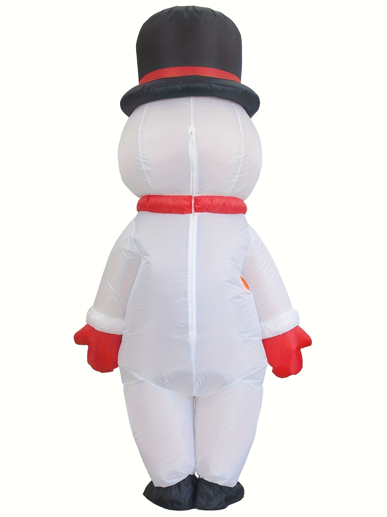 Muñeco de nieve inflable con sombrero grande