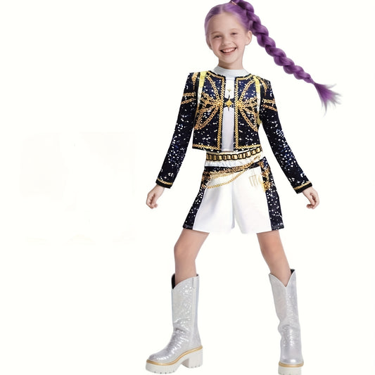 Set de 3 piezas para niña inspirado en grupos de K-Pop