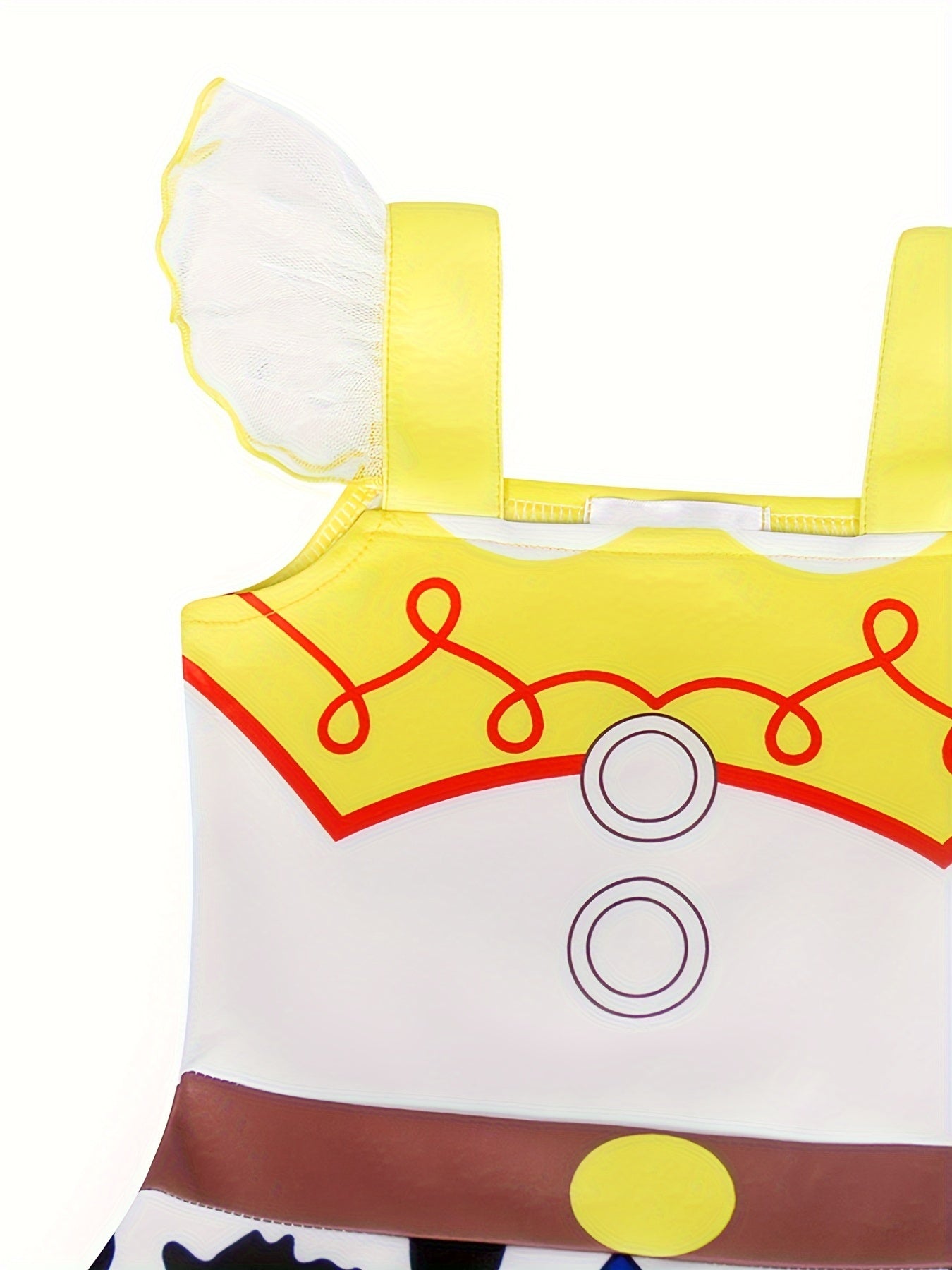 Girls' Ruffle Dress Halloween Carnival Performance Outfit Party Dress