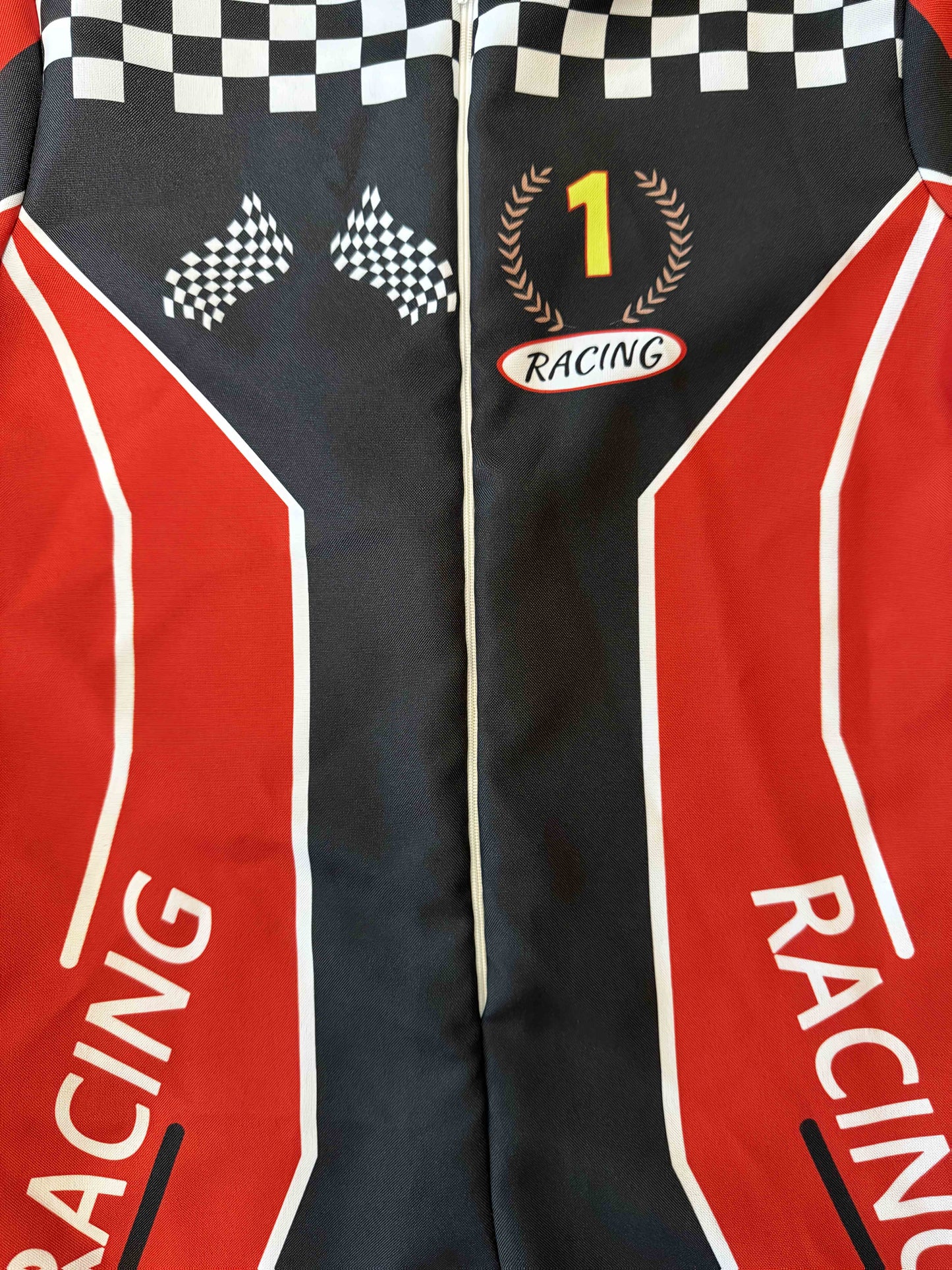 Disfraz de Piloto de Carreras Infantil – Set 3 Piezas con Cinturón y Gorro