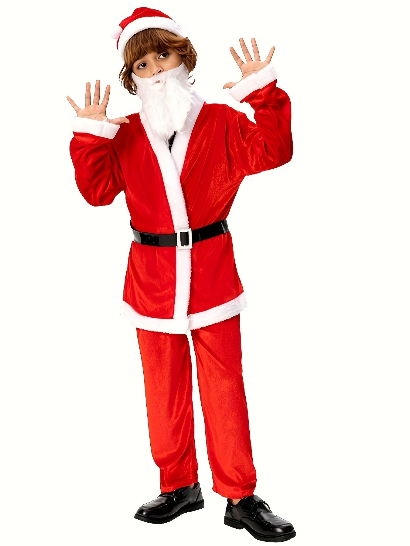 Disfraz completo de Santa Claus para niño