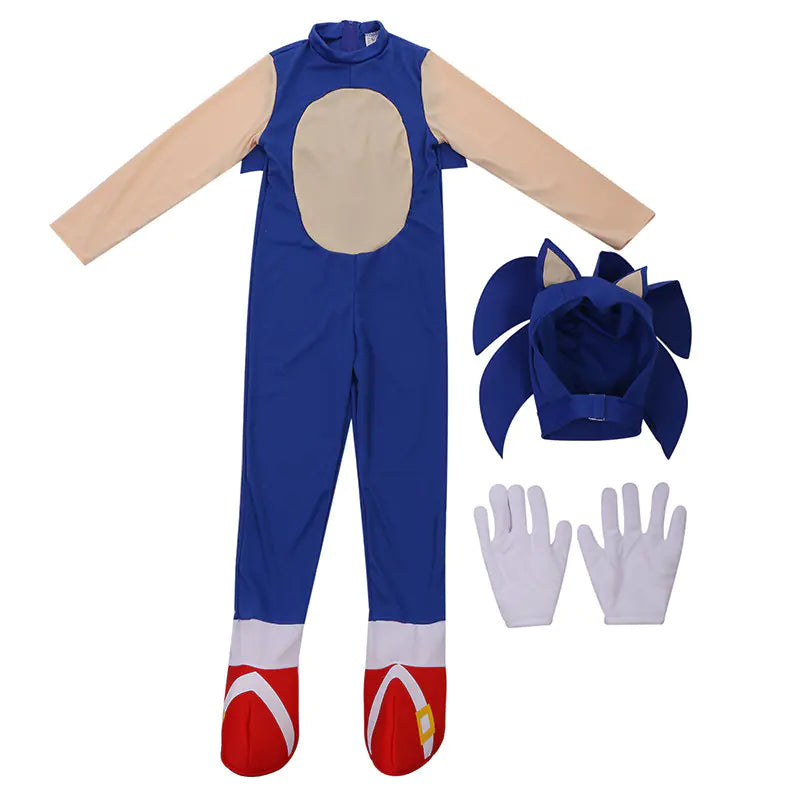 Sonic Costume for Kids - Anime Cosplay Outfit
