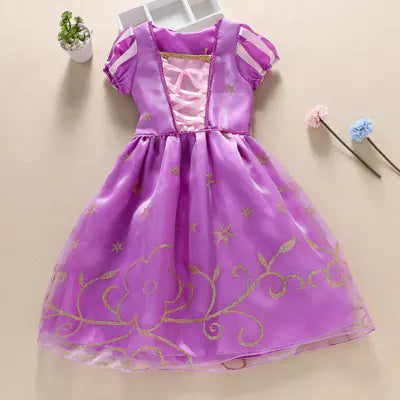 Princess Dress for Girls - Frozen & Cinderella Style