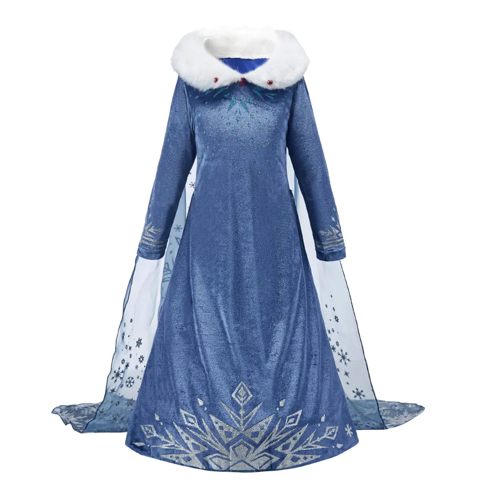 2023 Girls' Princess Dress - Frozen Elsa Party Dress