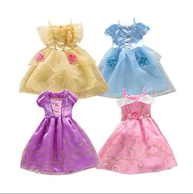 Princess Dress for Girls - Frozen & Cinderella Style