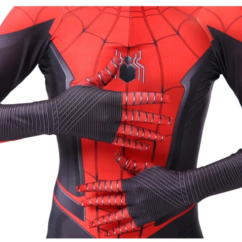 Spider-Man estilo anime para adulto, mono completo de spandex