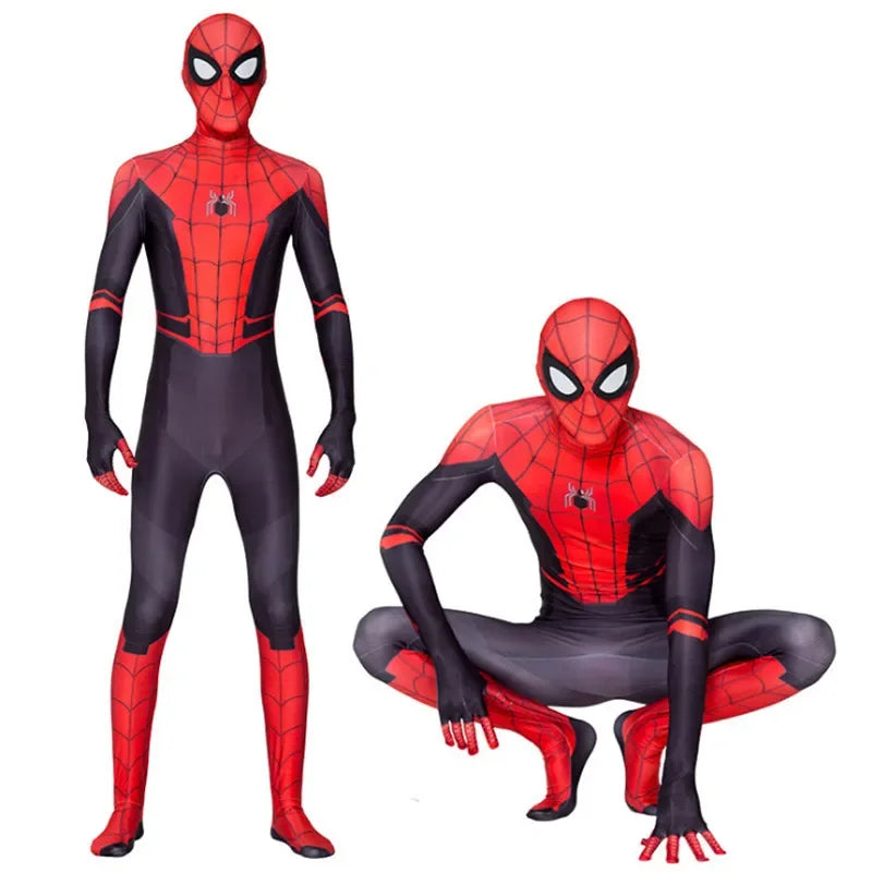 Spider-Man estilo anime para adulto, mono completo de spandex