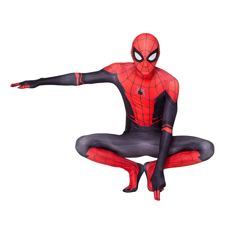 Spider-Man estilo anime para adulto, mono completo de spandex
