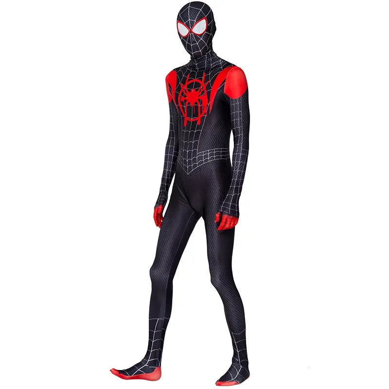 Spider-Man estilo anime para adulto, mono completo de spandex