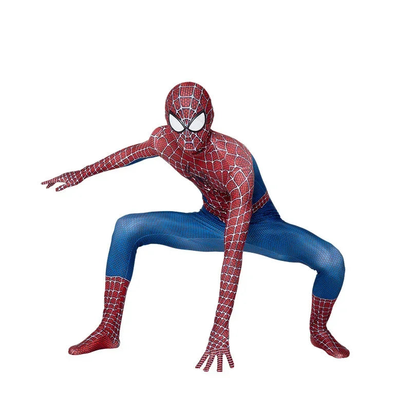 Spider-Man estilo anime para adulto, mono completo de spandex