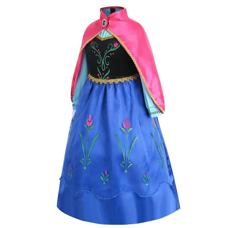 Frozen Anna Princess Dress for Kids Cosplay Costume