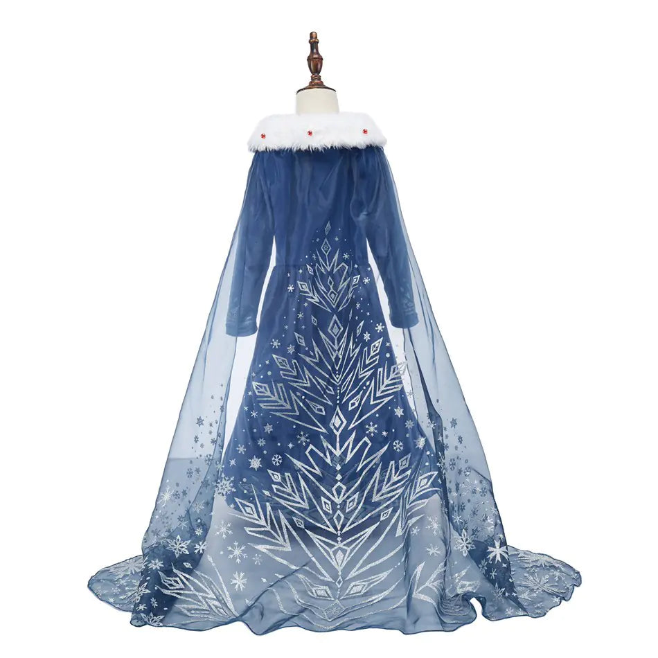 2023 Girls' Princess Dress - Frozen Elsa Party Dress