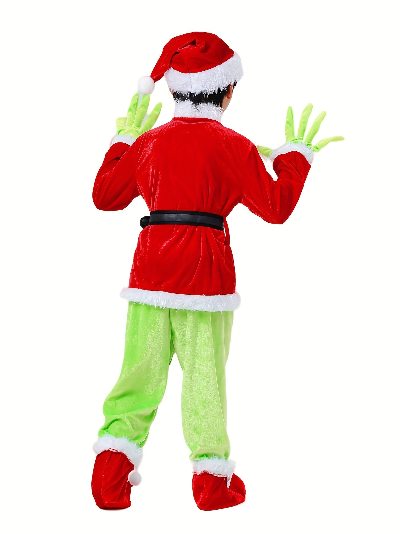Disfraz Infantil Elfo Santa con Pantalón Verde