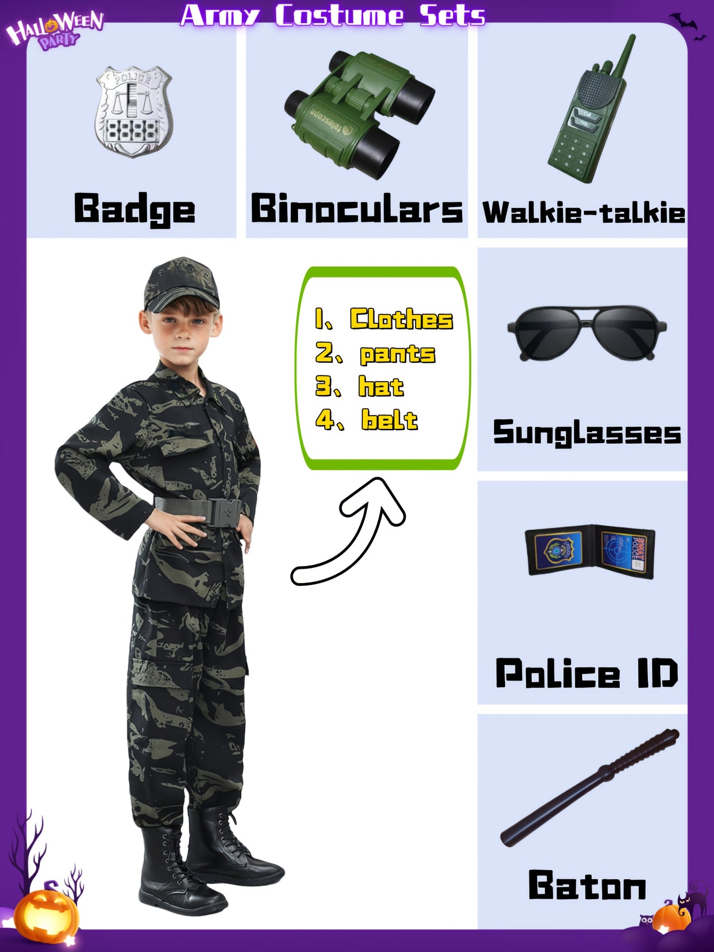 Disfraz Soldado Niño Completo